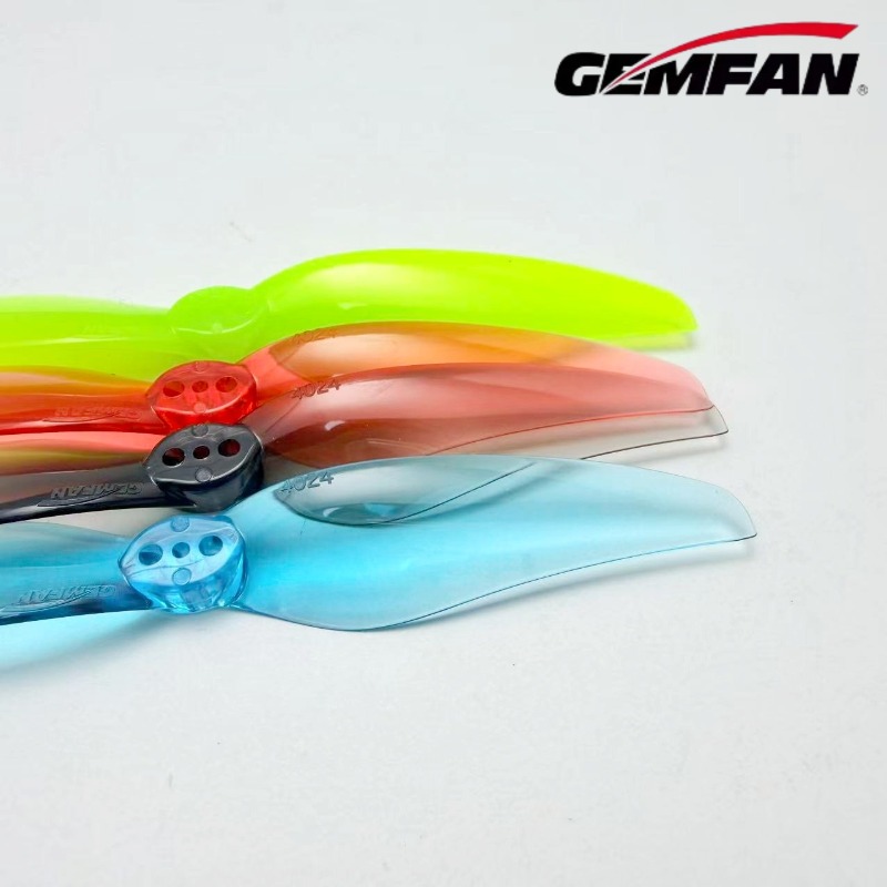Drone Gimbal Controller - 4ペア Gemfan Hurricane 4024 2ブレードプロペラ 1.5mm
