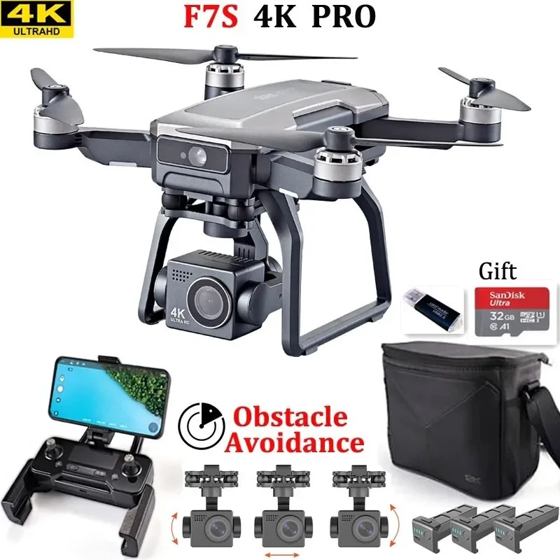 Drone Gimbal 3 Axis - SJRC F7s 4K PRO ドローン 4K