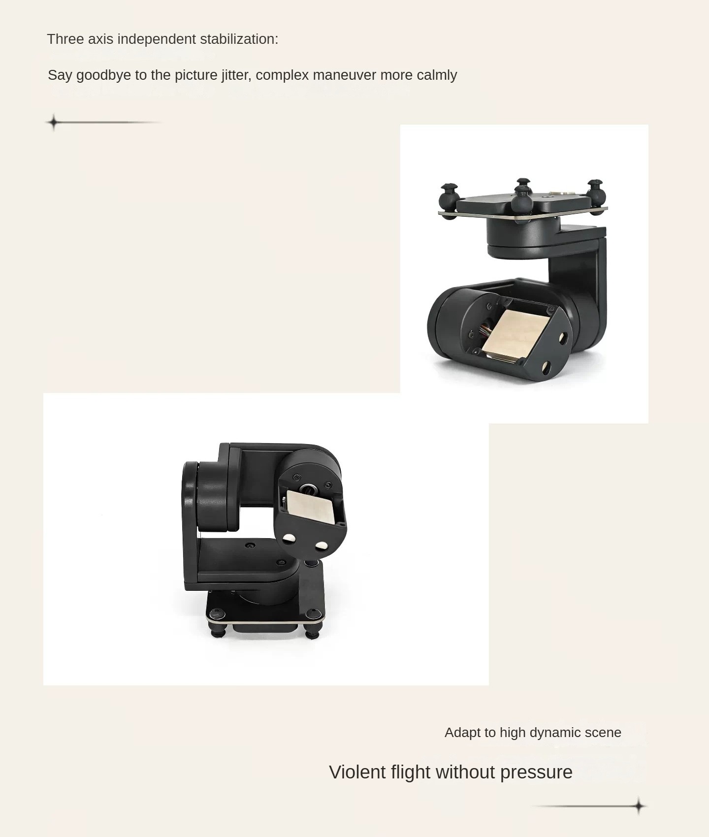NCZOBOE 3軸ジンバルFPVレーシングドローン、安定性 - Drone Gimbal 3 Axis のレビューと価格