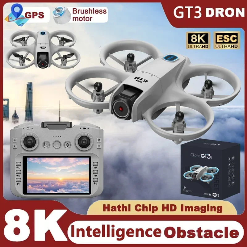 GT3ミニ新型ドローンRCクアッドコプター、8Kカメラ搭載H - Drone Gimbal 3 Axis のレビューと価格