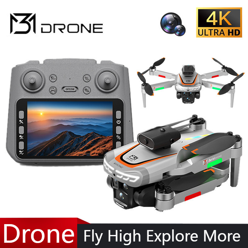 M3 プロフェッショナルドローン 4K HD 航空写真 4. - Drone Gimbal Brushless のレビューと価格