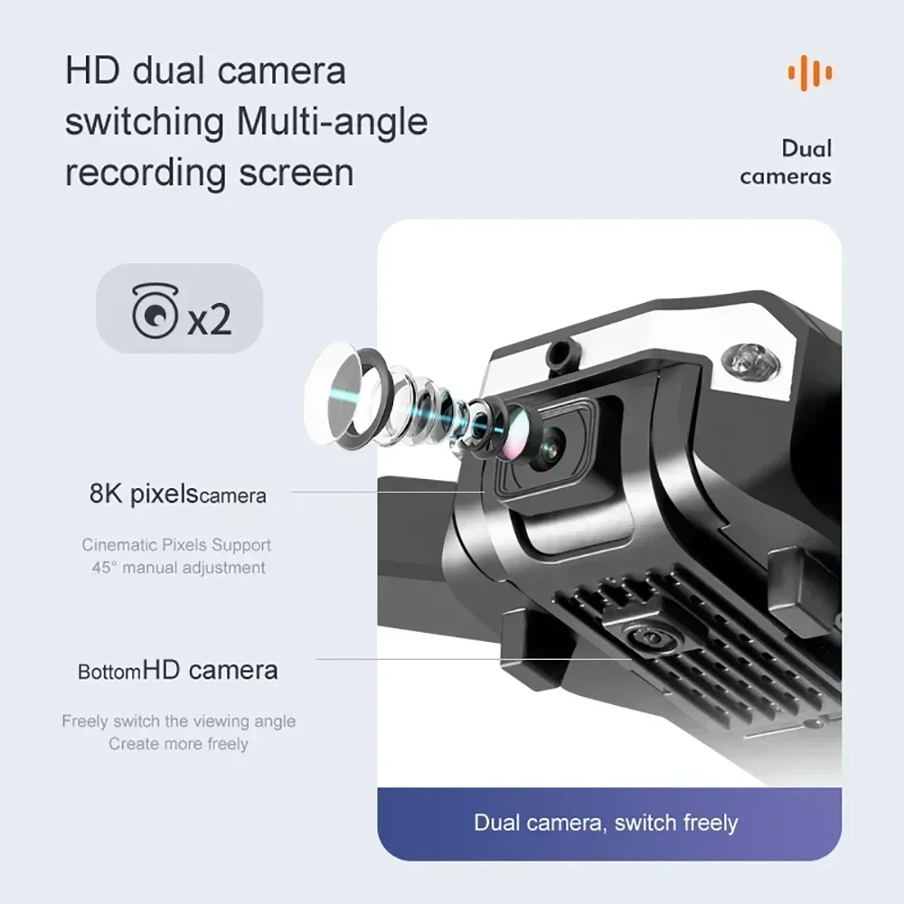 G6 Pro 8Kデュアルカメラドローン、5G GPS 5K - Drone Gimbal Brushless のレビューと価格