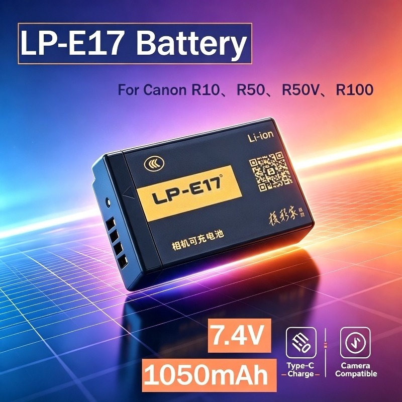 LP‑E17バッテリー 1050mAh USB‑C入力付き  - Canon Camera Eos R8 のレビューと価格