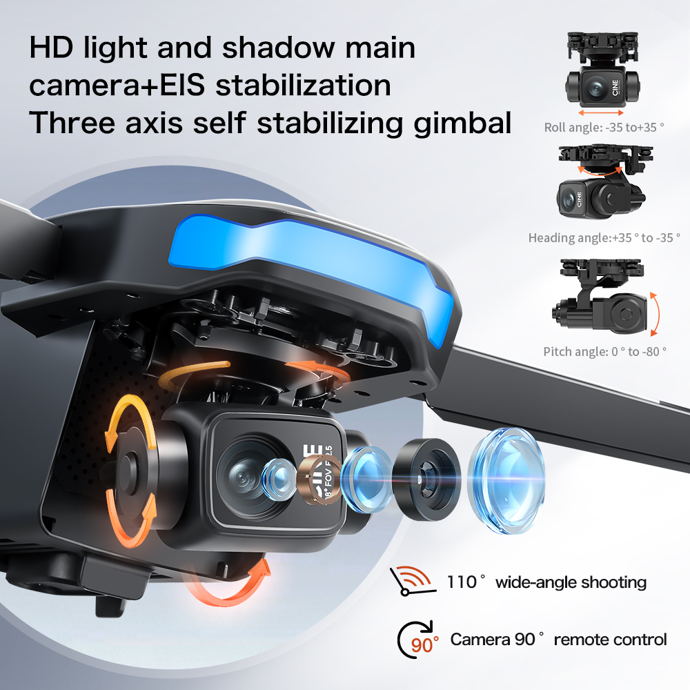 新型S-X1 MAXドローン GPS 8Kプロフェッショナル - Drone Gimbal Case のレビューと価格